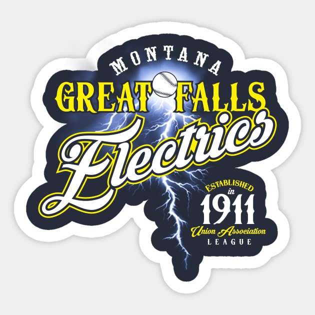 Great Falls Electrics Sticker by MindsparkCreative